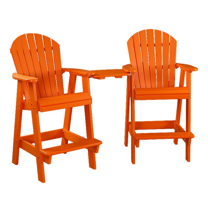 Fanback Poly Patio Settee