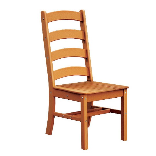Ladderback Poly Dining Side Chair