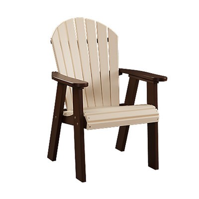 Fanback Poly Dining Arm Chair