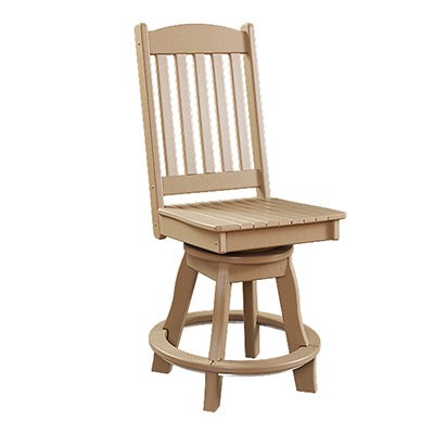 Sunnyside Poly Swivel Balcony Side Chair