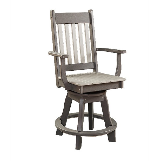 Conestoga Poly Swivel Balcony Arm Chair