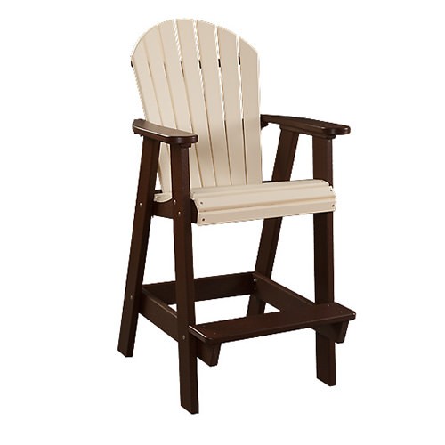 Fanback Poly Patio Arm Chair