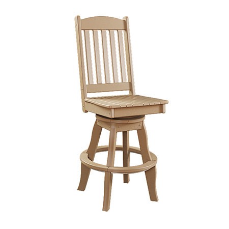 Sunnyside Poly Swivel Patio Side Chair