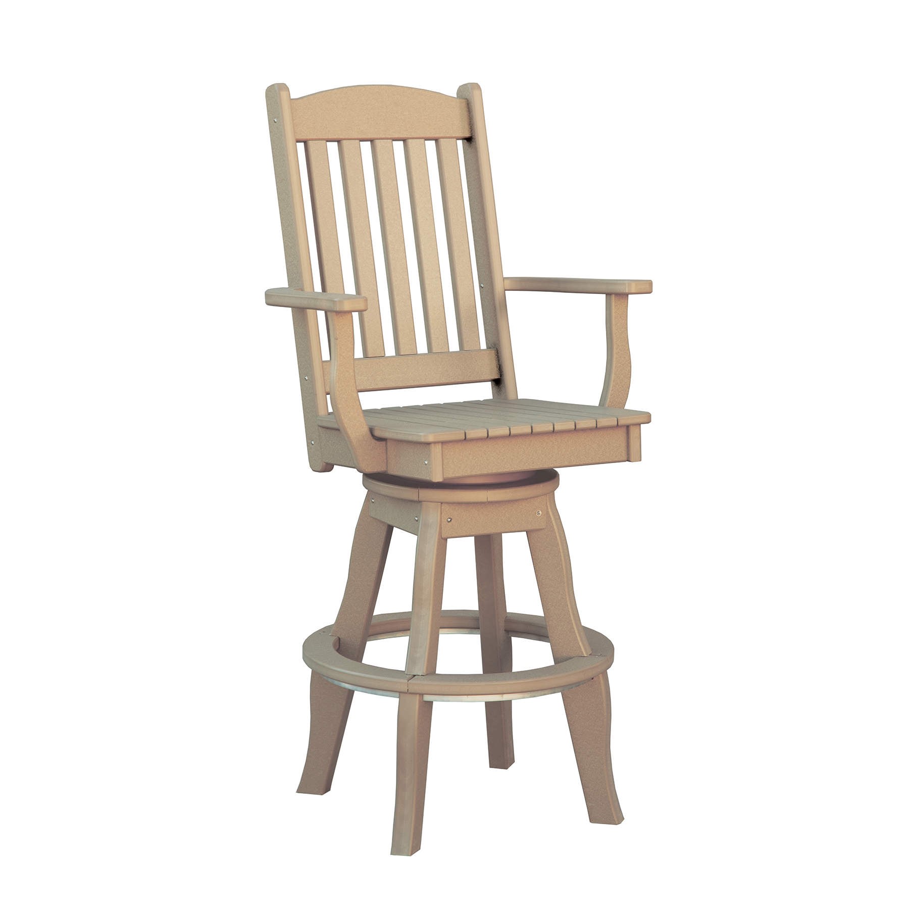 Sunnyside Poly Swivel Patio Arm Chair