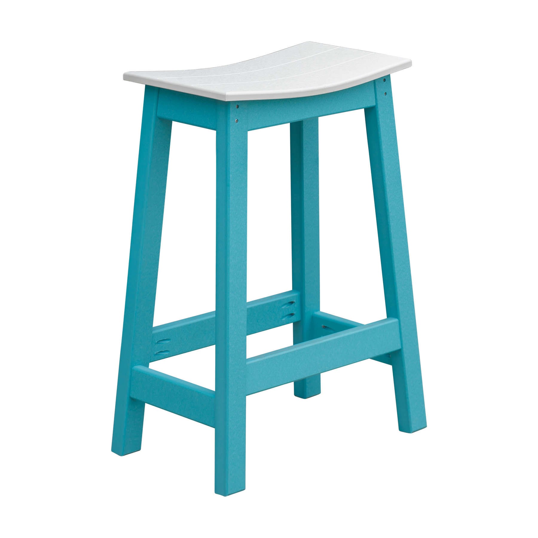 Poly Dining Saddle Stool