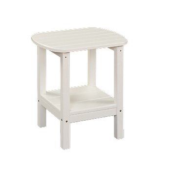 Poly 2-Tier Oval Side Table