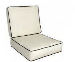 Breezesta™ Piedmont Deep Seating Cushion Set - Square Edge