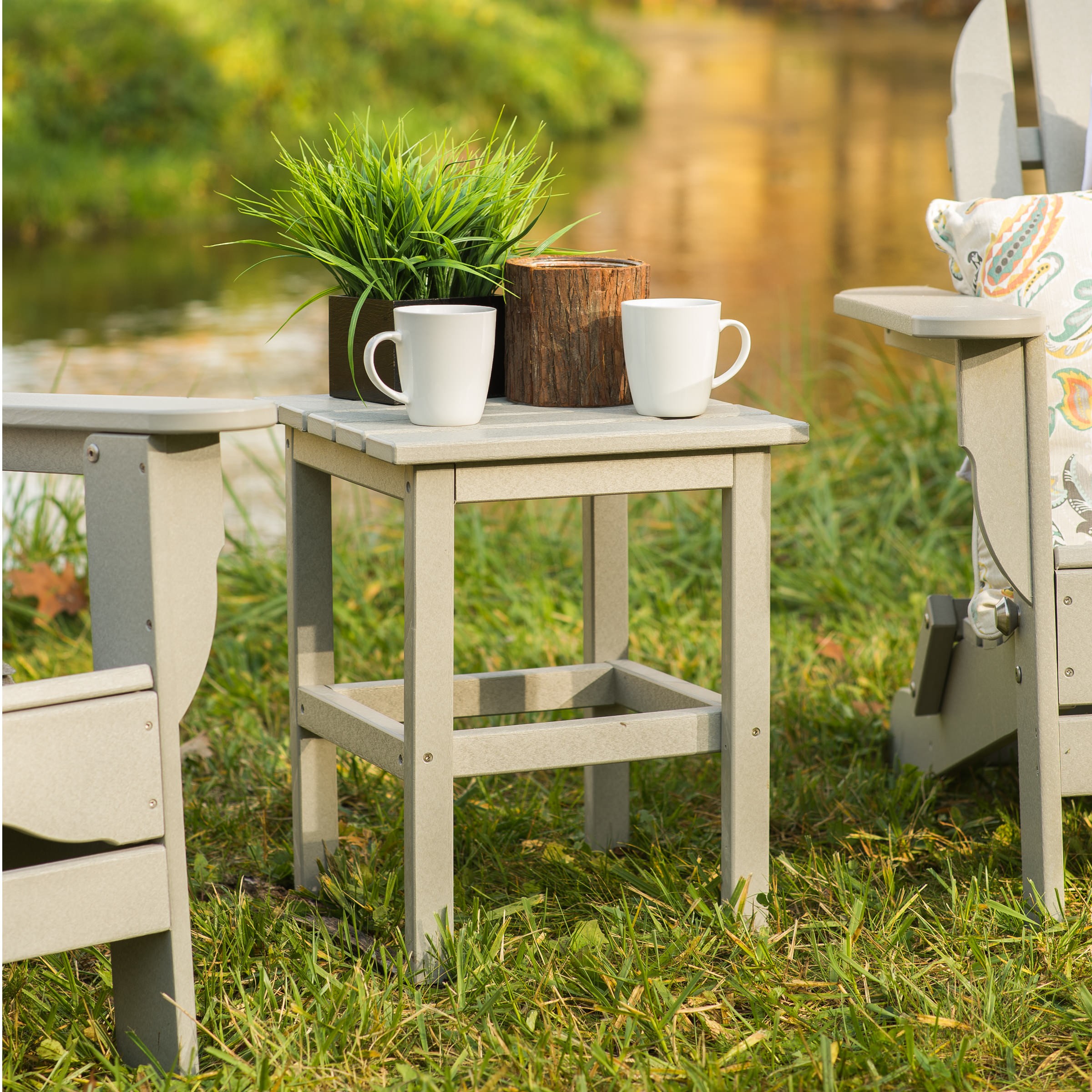 Durogreen Outdoor Aria Adirondack 3 pc Seating Set