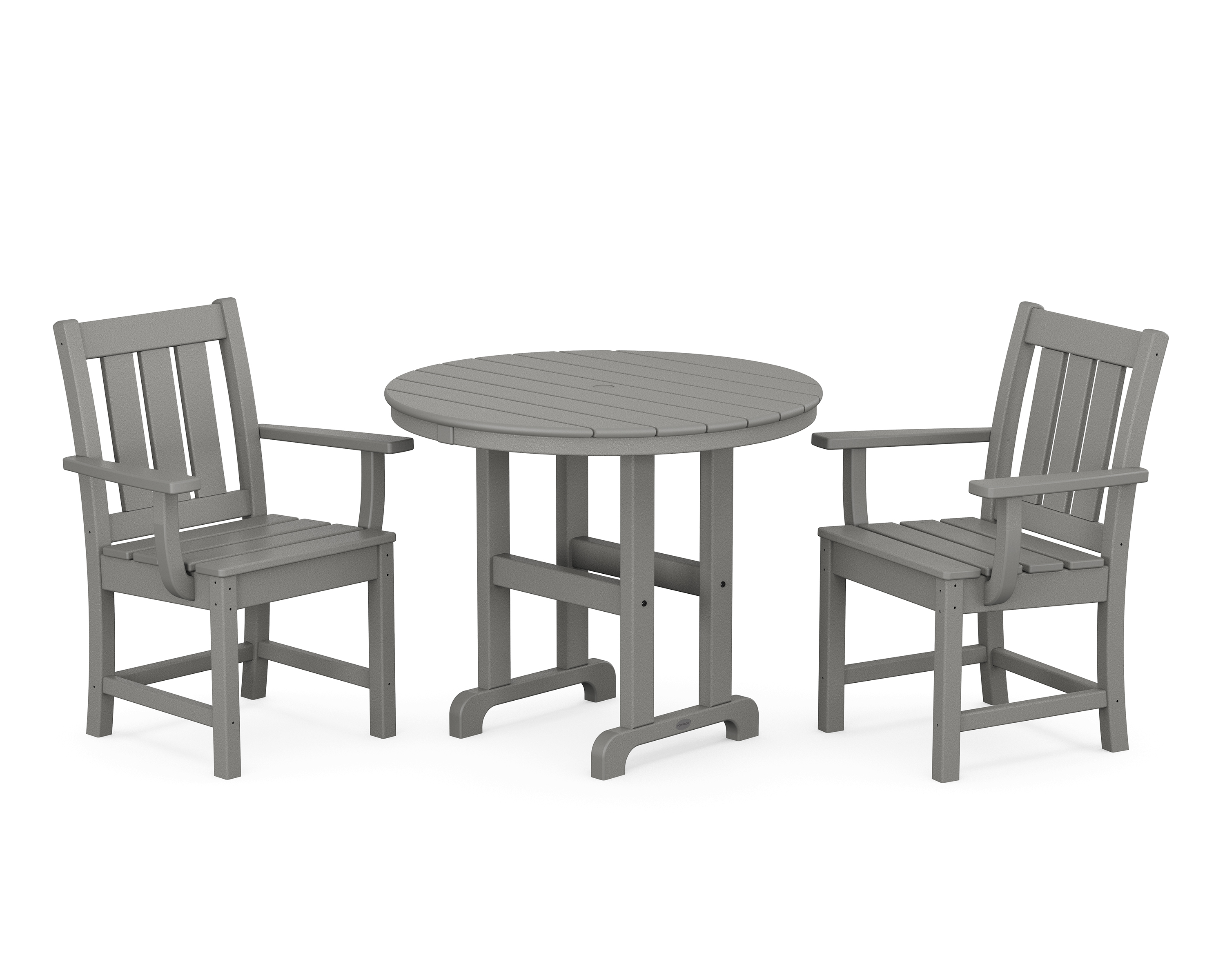 POLYWOOD Oxford 3-Piece Farmhouse Dining Set