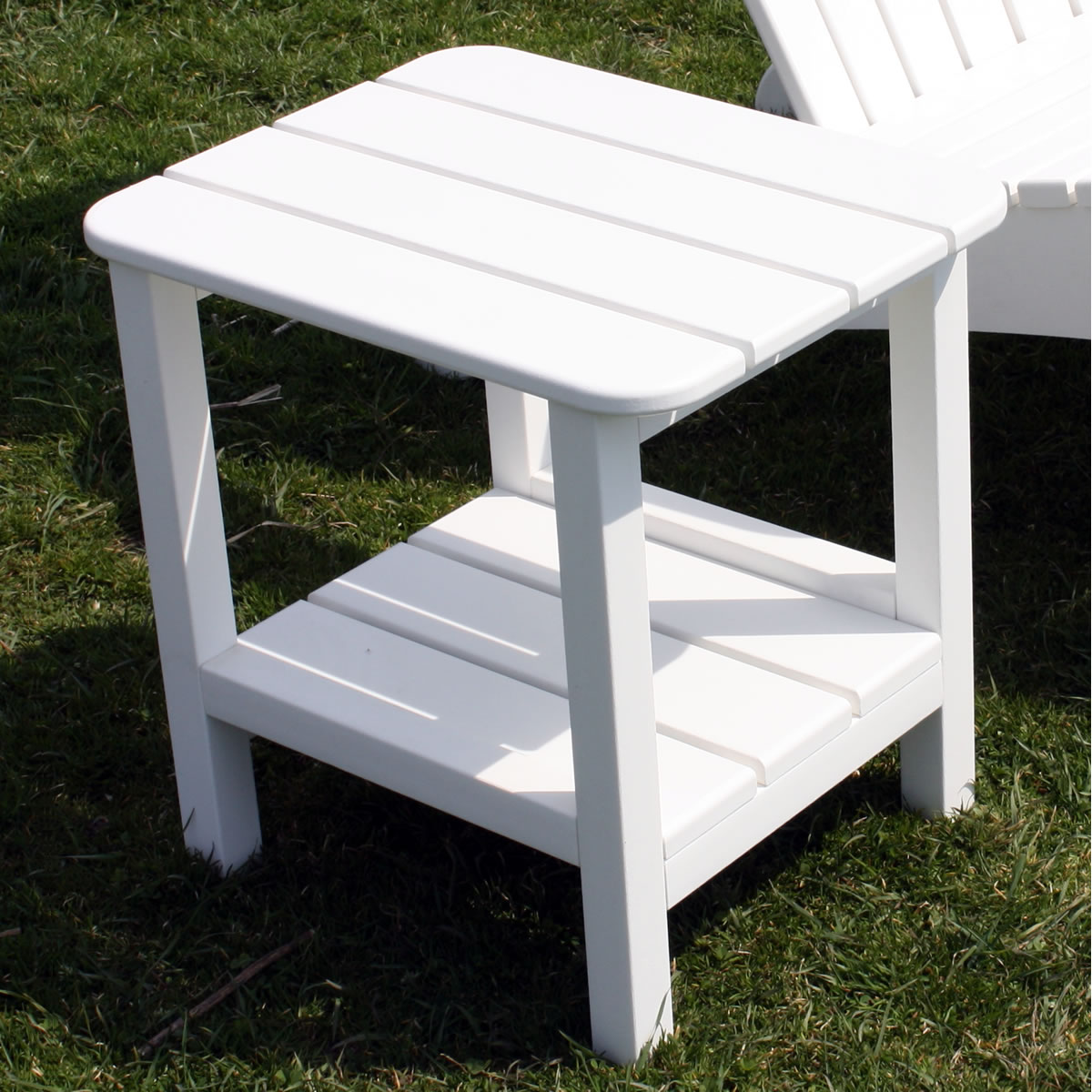 Malibu Outdoor Rectangular End Table - 15 x 19 inch