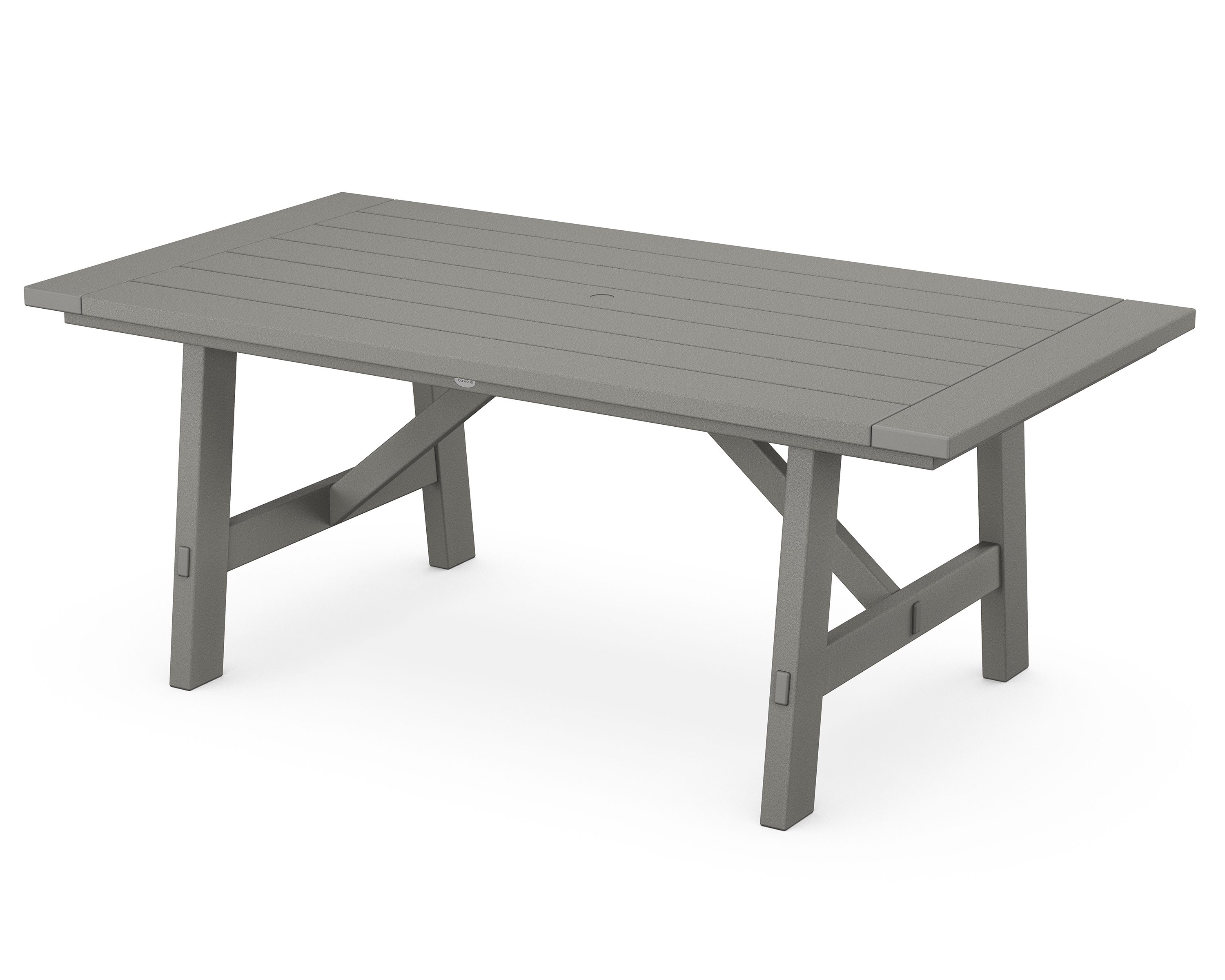 POLYWOOD Rustic Farmhouse 39" x 75" Dining Table