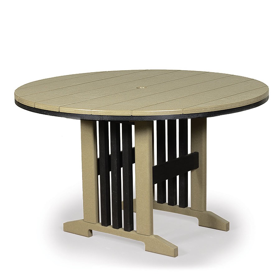 Finch Amish Poly 60 in Keystone Round Dining Table