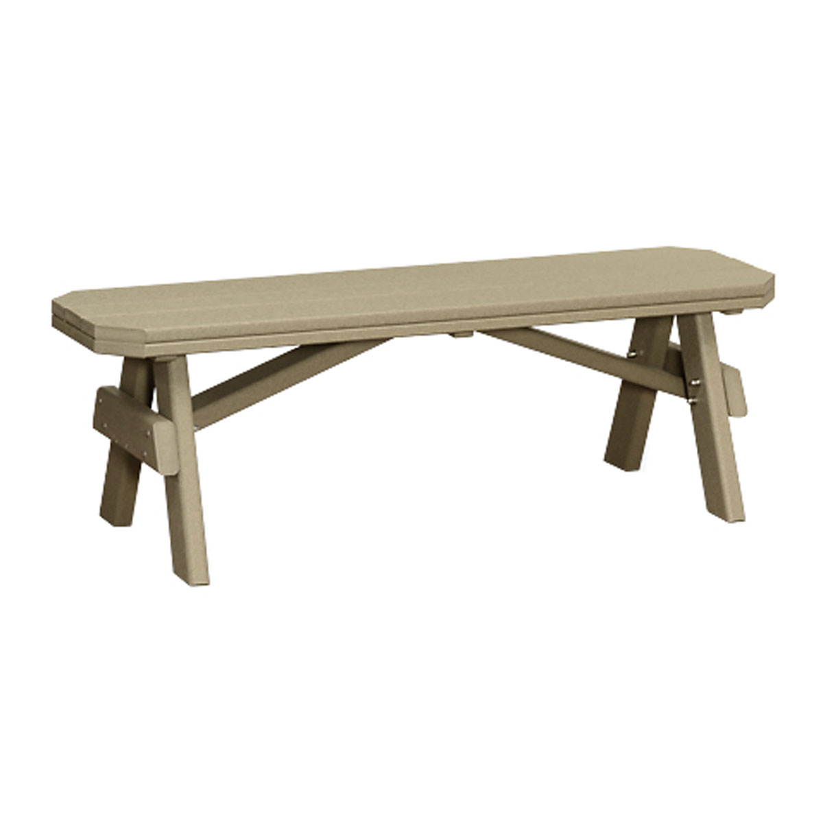 Finch Amish Poly 54 in Garden Bench