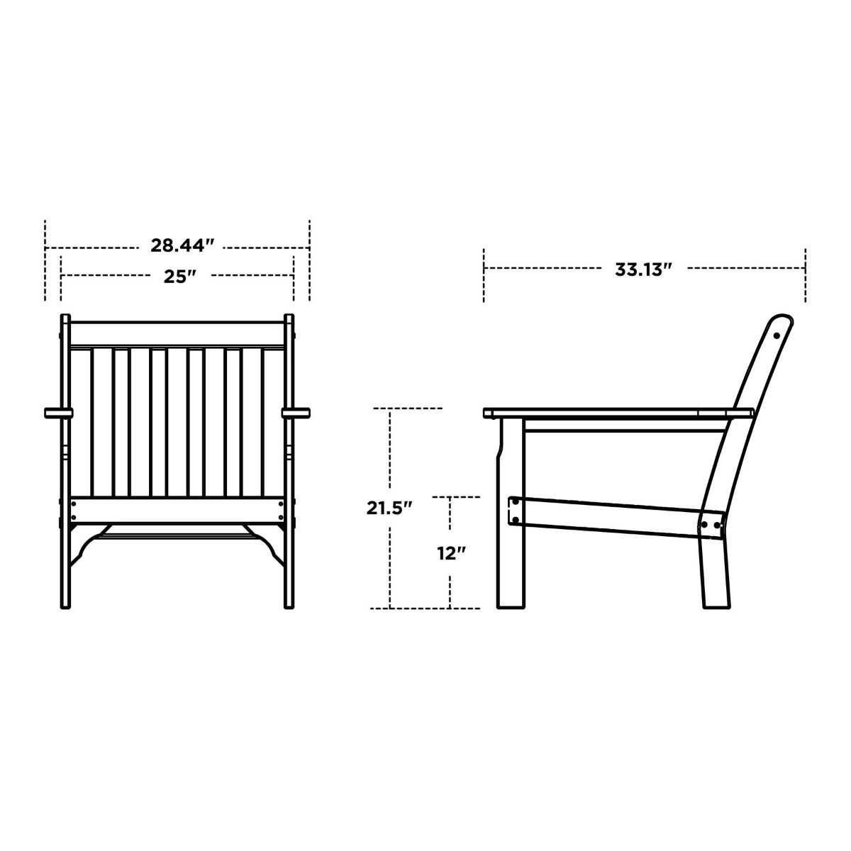 POLYWOOD® Vineyard 6-Piece Deep Seating Set