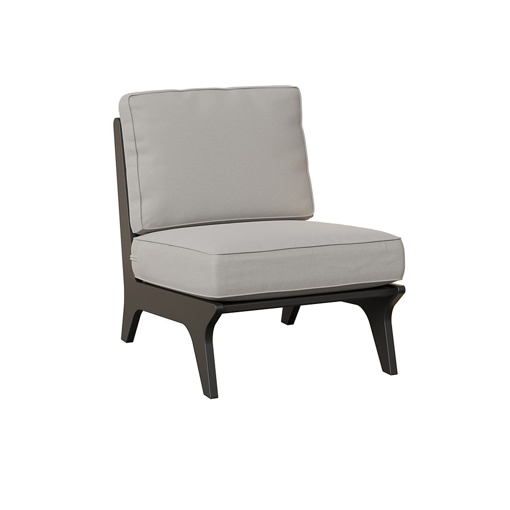 Shown in MGP black frame with Blend Linen cushions