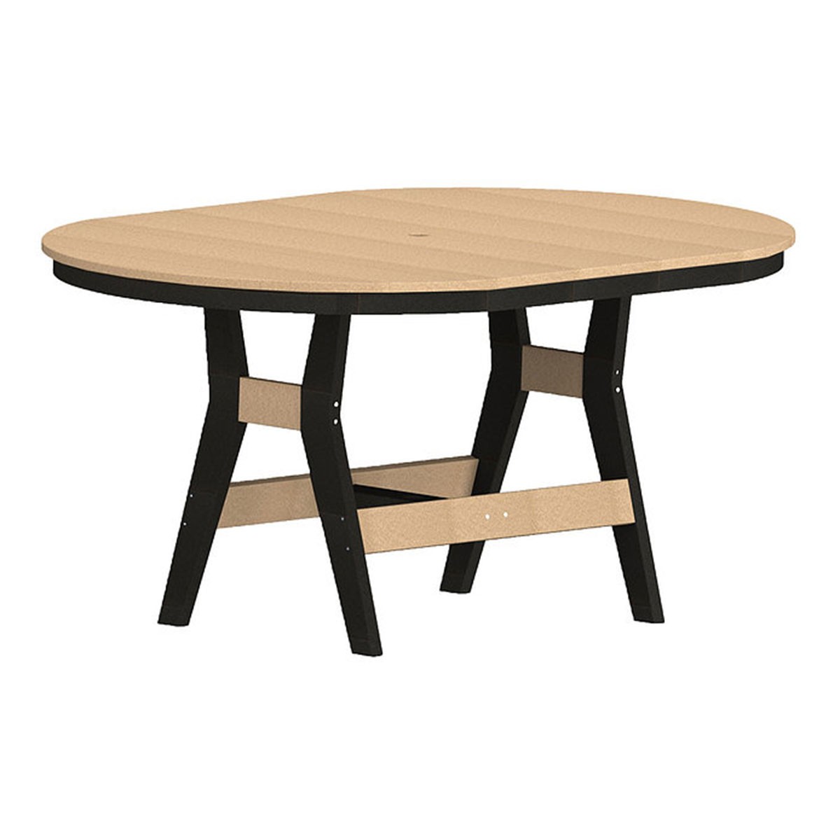 Berlin Gardens Harbor 44 in x 64 in Oblong Dining Table