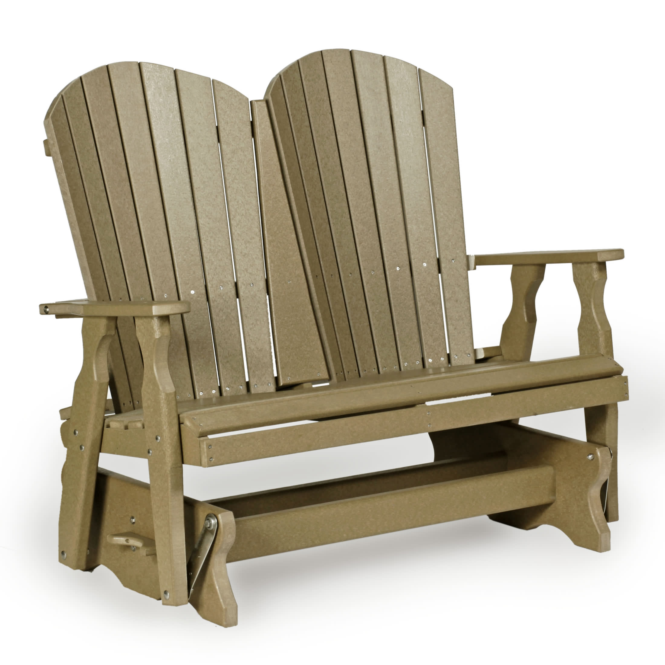 Amish Poly 4 ft Fanback Glider