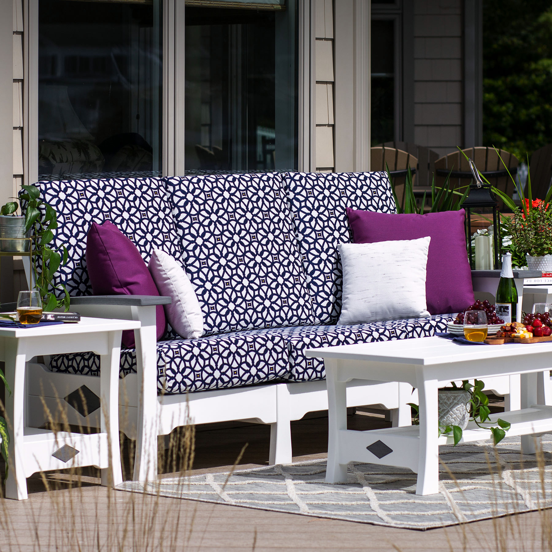 Amish Poly Mission Deep Seating Sofa