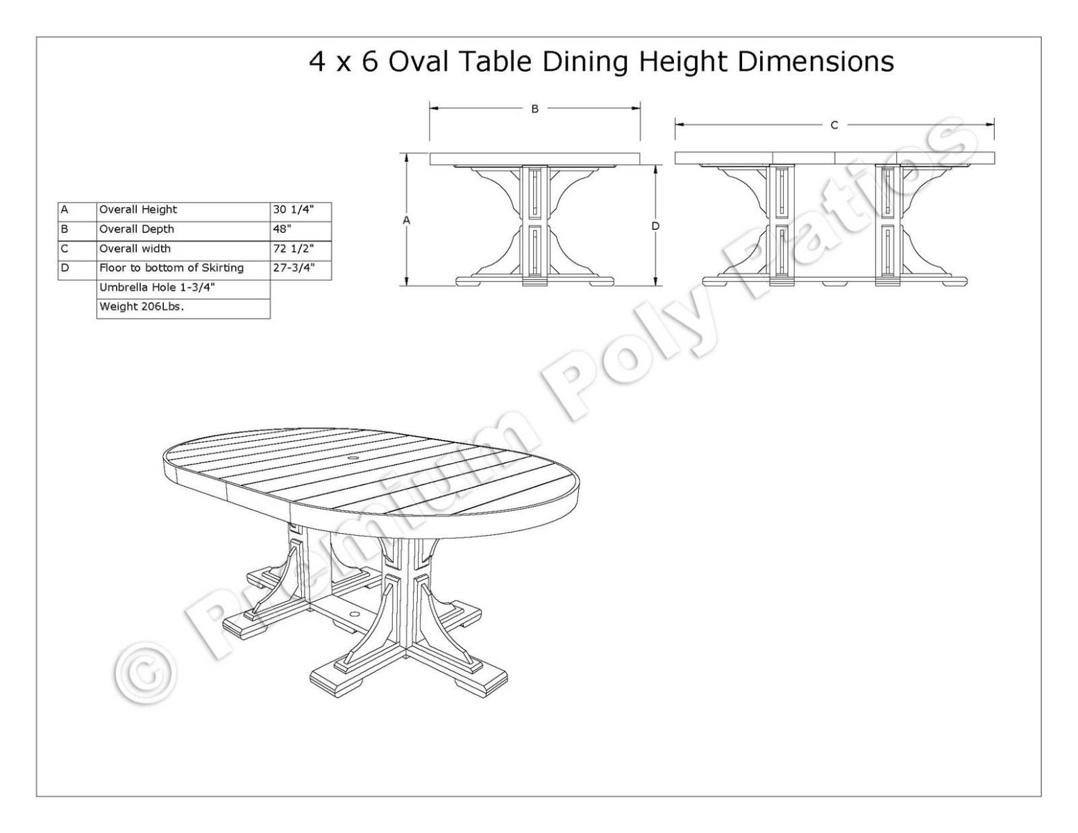 Luxcraft Captains 5 pc Dining Set