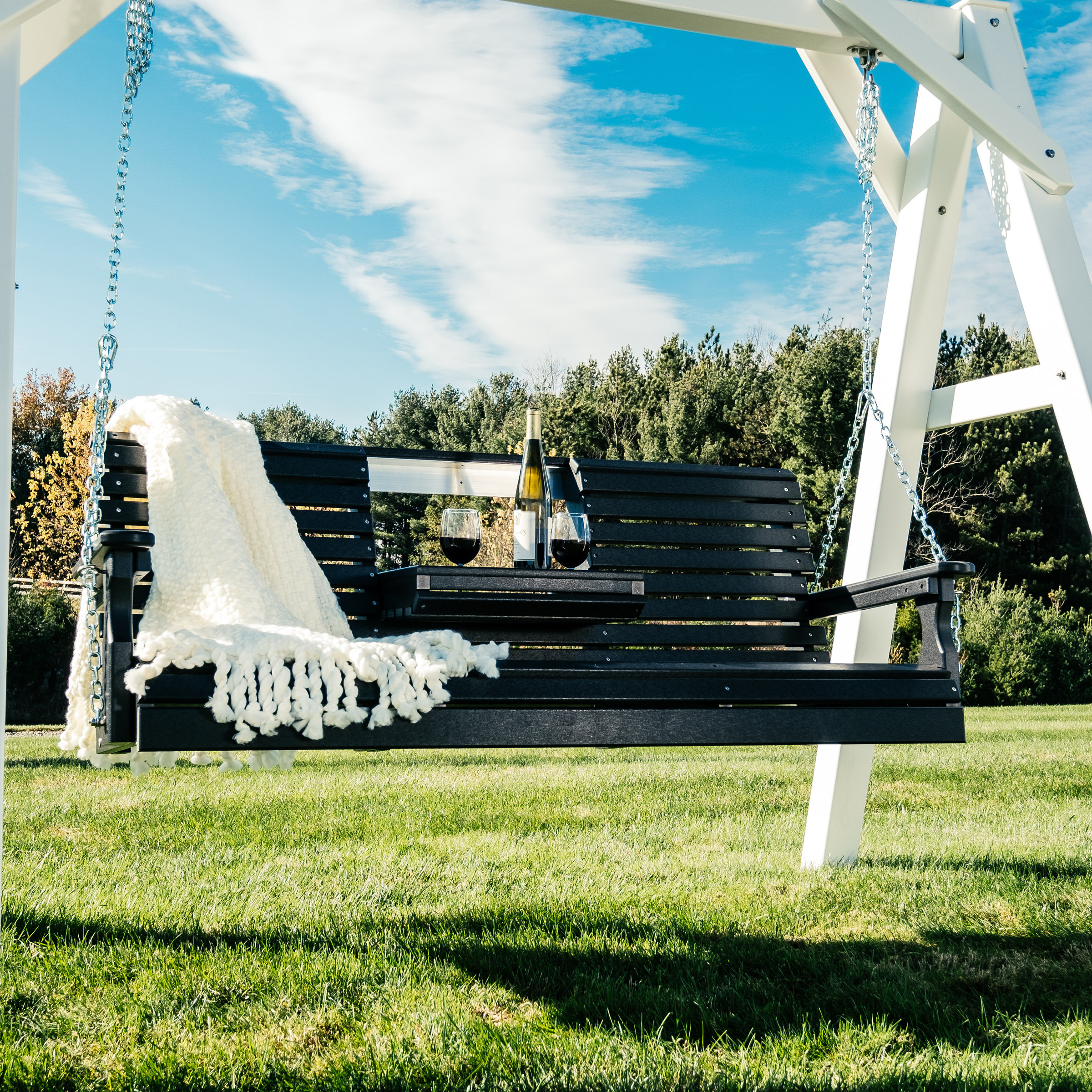 Luxcraft Plain 5 ft Swing with Console