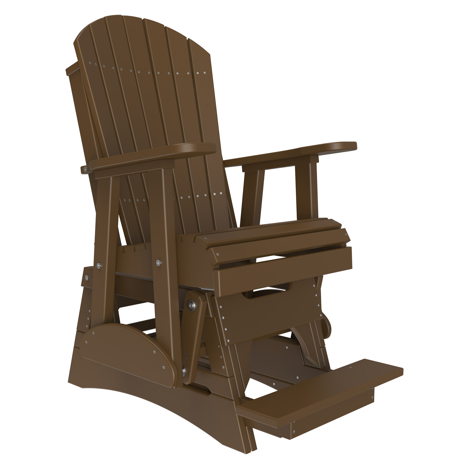 Shown in chestnut brown