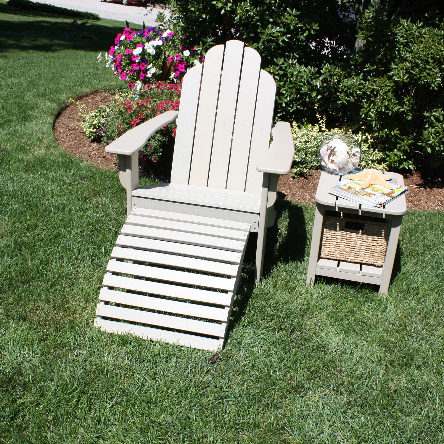 Malibu Outdoor Yarmouth Adirondack Seating Set