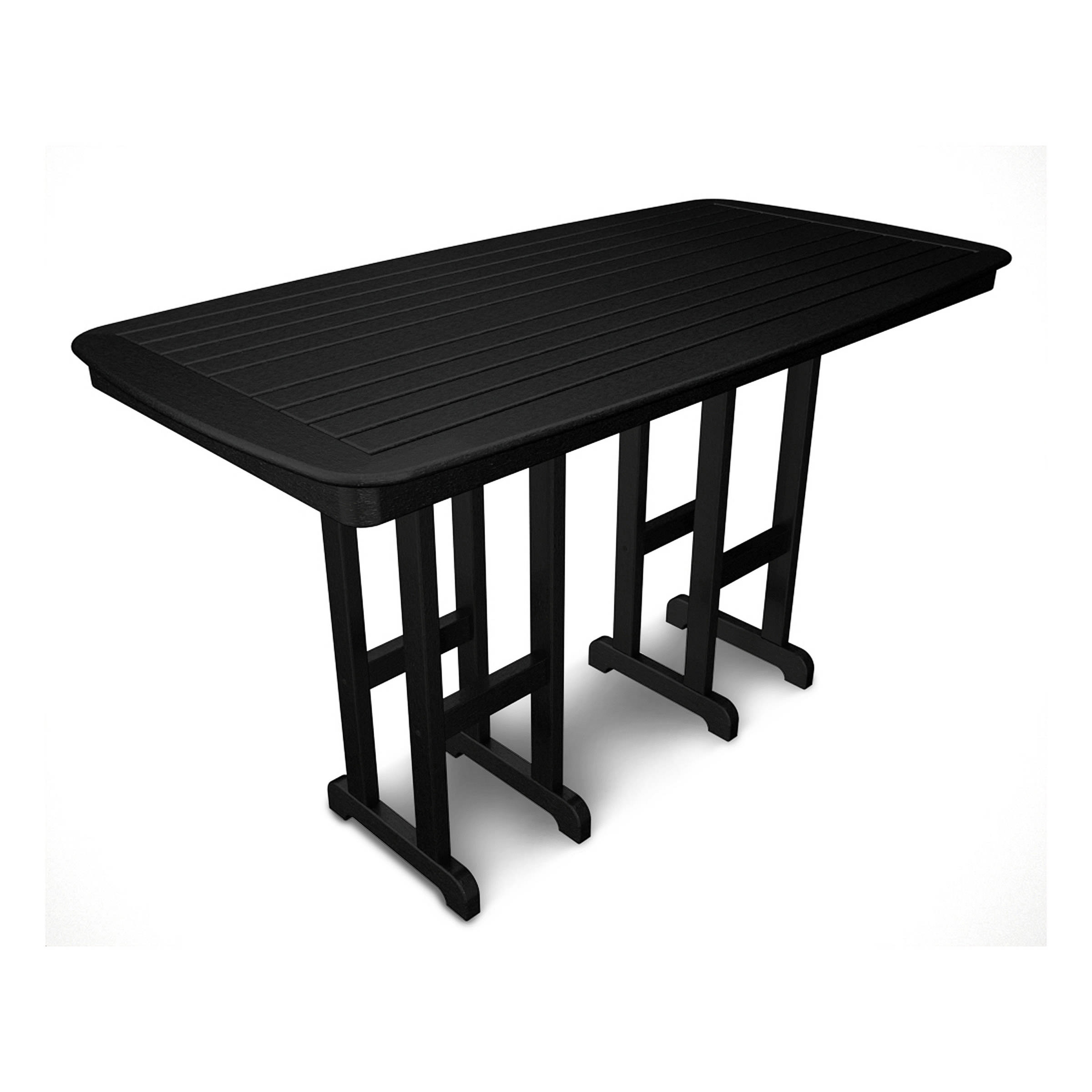 POLYWOOD Nautical 37 in x 72 in Bar Table