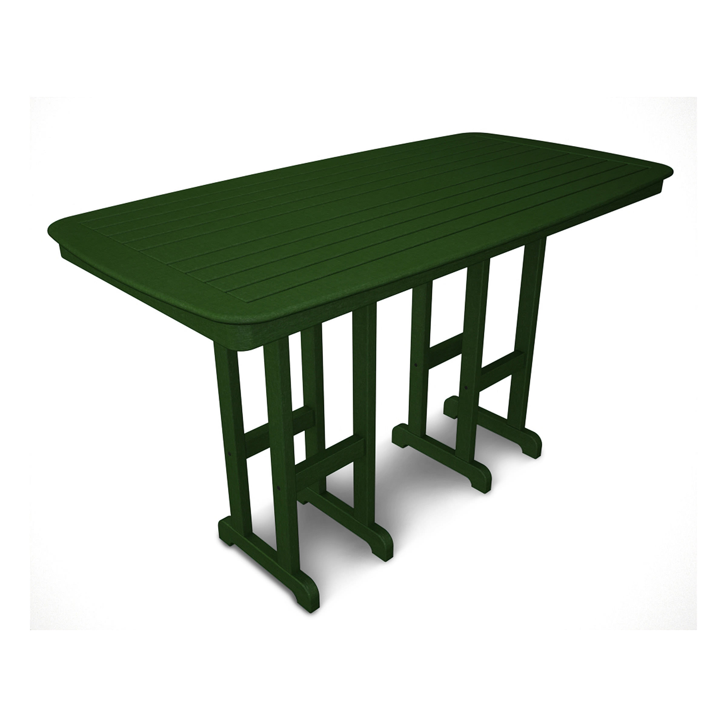 POLYWOOD Nautical 37 in x 72 in Bar Table