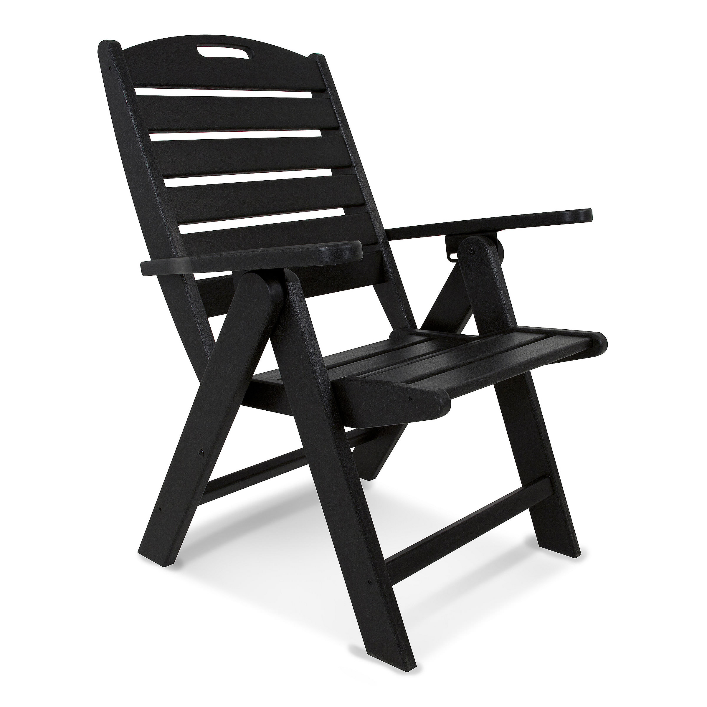 POLYWOOD Nautical Highback 5 Piece Dining Set