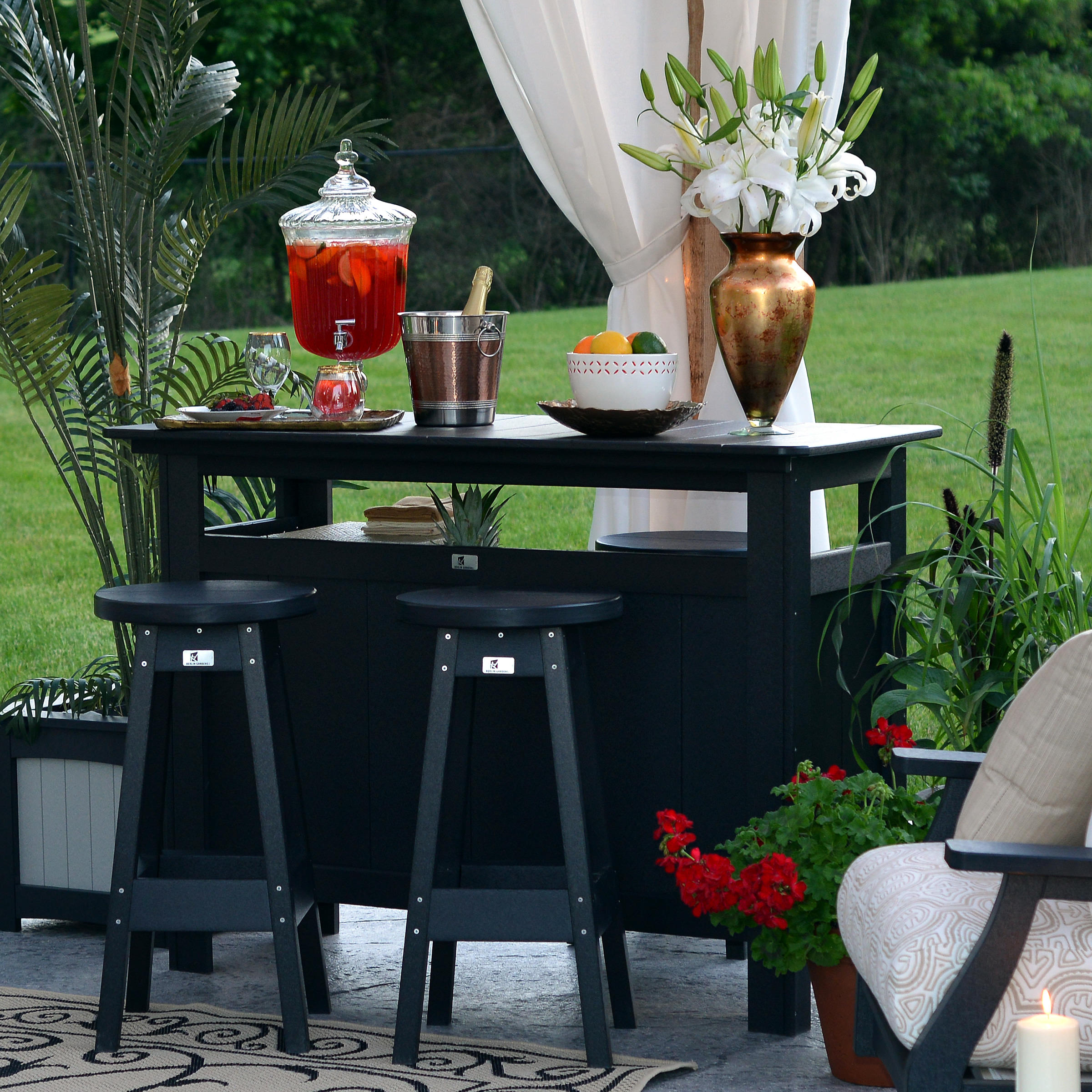 Bar stools sold separately