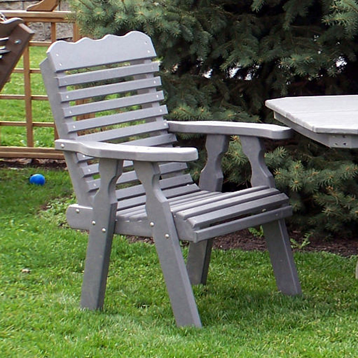 Amish Poly Plainback 22in Chair