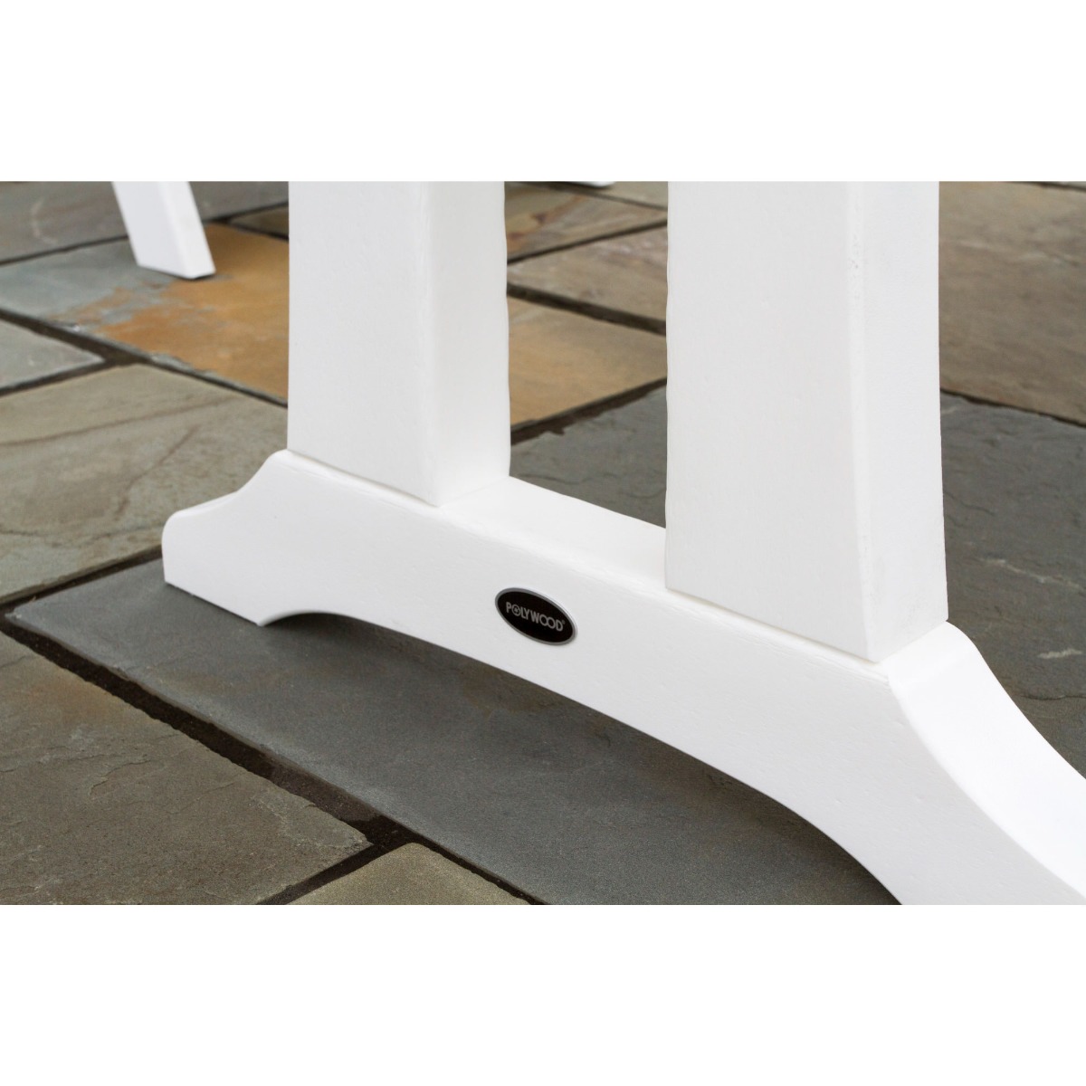 POLYWOOD® Nautical Trestle 38in x 73in Dining Table