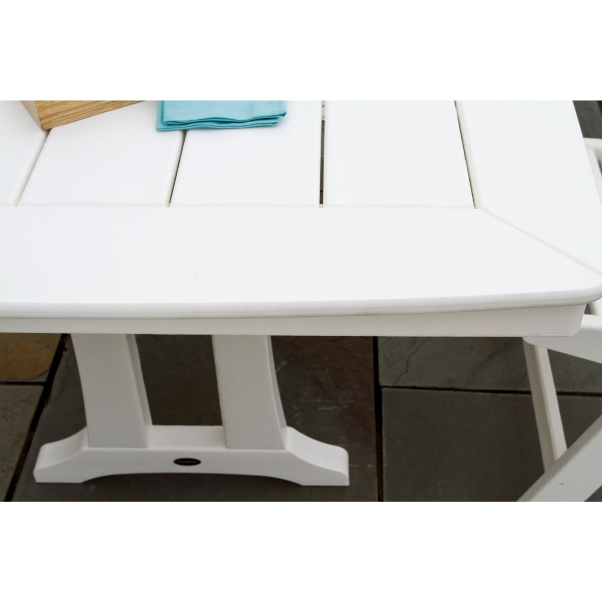 POLYWOOD® Nautical Trestle 38in x 73in Dining Table