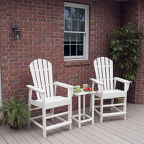 POLYWOOD South Beach Counter Seating Set