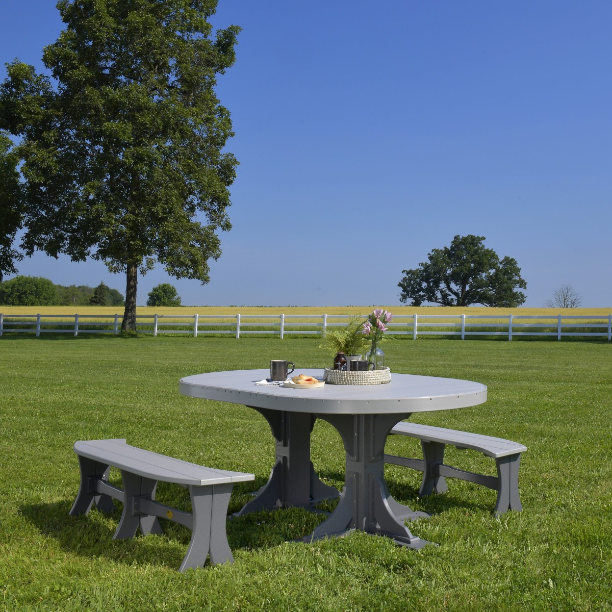 Luxcraft Oval Picnic Dining Set