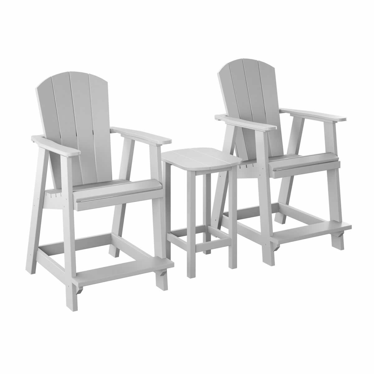Polybird Adirondack Balcony Set