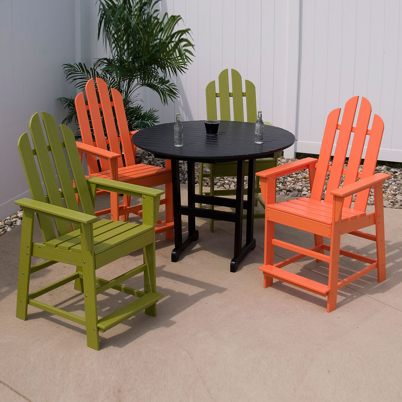 POLYWOOD Long Island Counter Chair