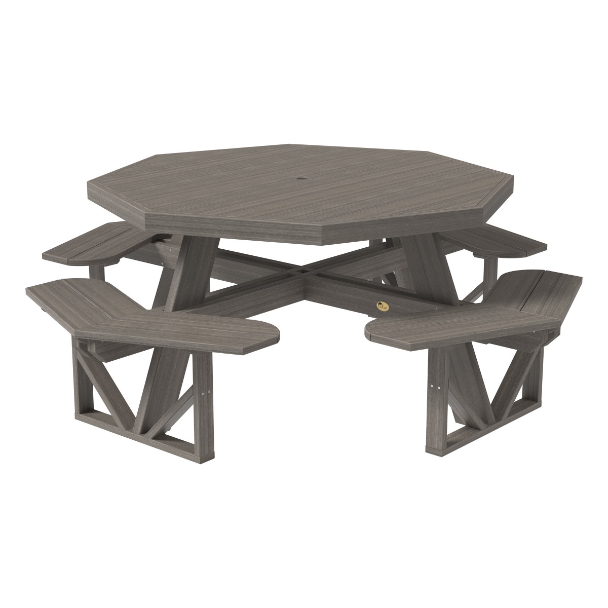 Luxcraft Crestville Octagon Picnic Table - Premium Outdoor Dining