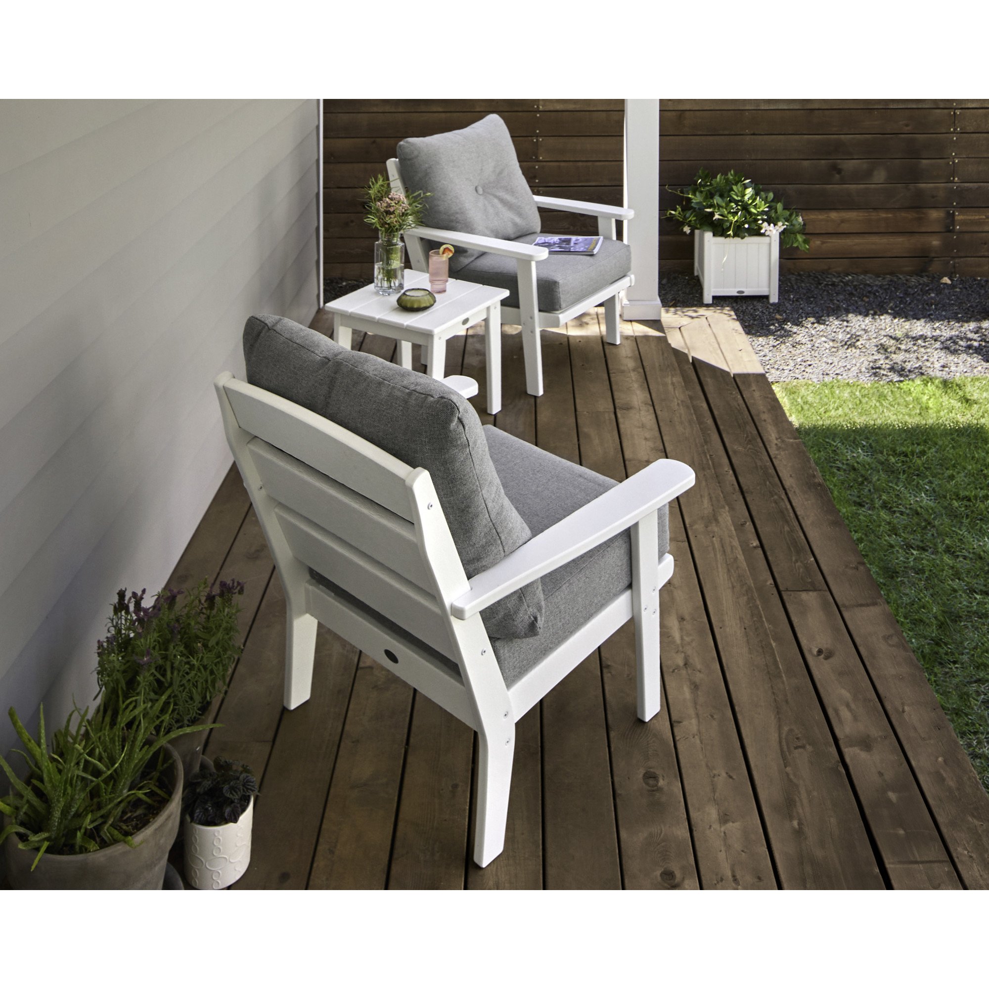 POLYWOOD® Lakeside Deep Seating Chair - Lifestyle View 2