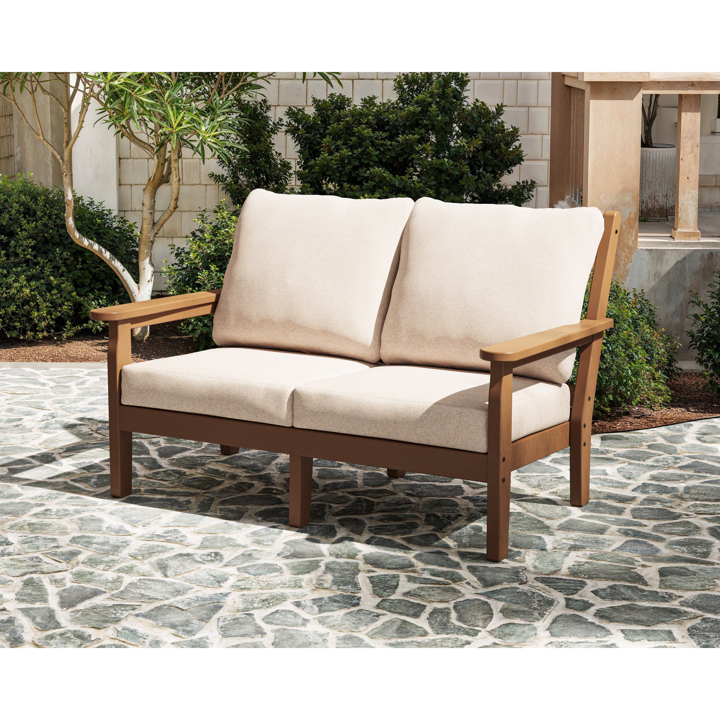 POLYWOOD® Chippendale Deep Seating Loveseat
