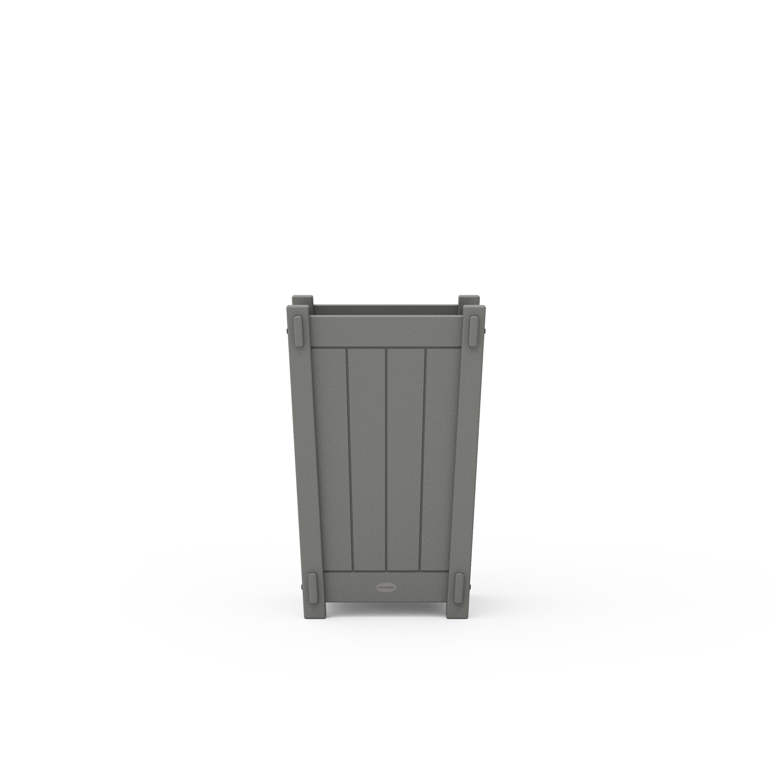 POLYWOOD® Vineyard Tapered Square Short Planter Box