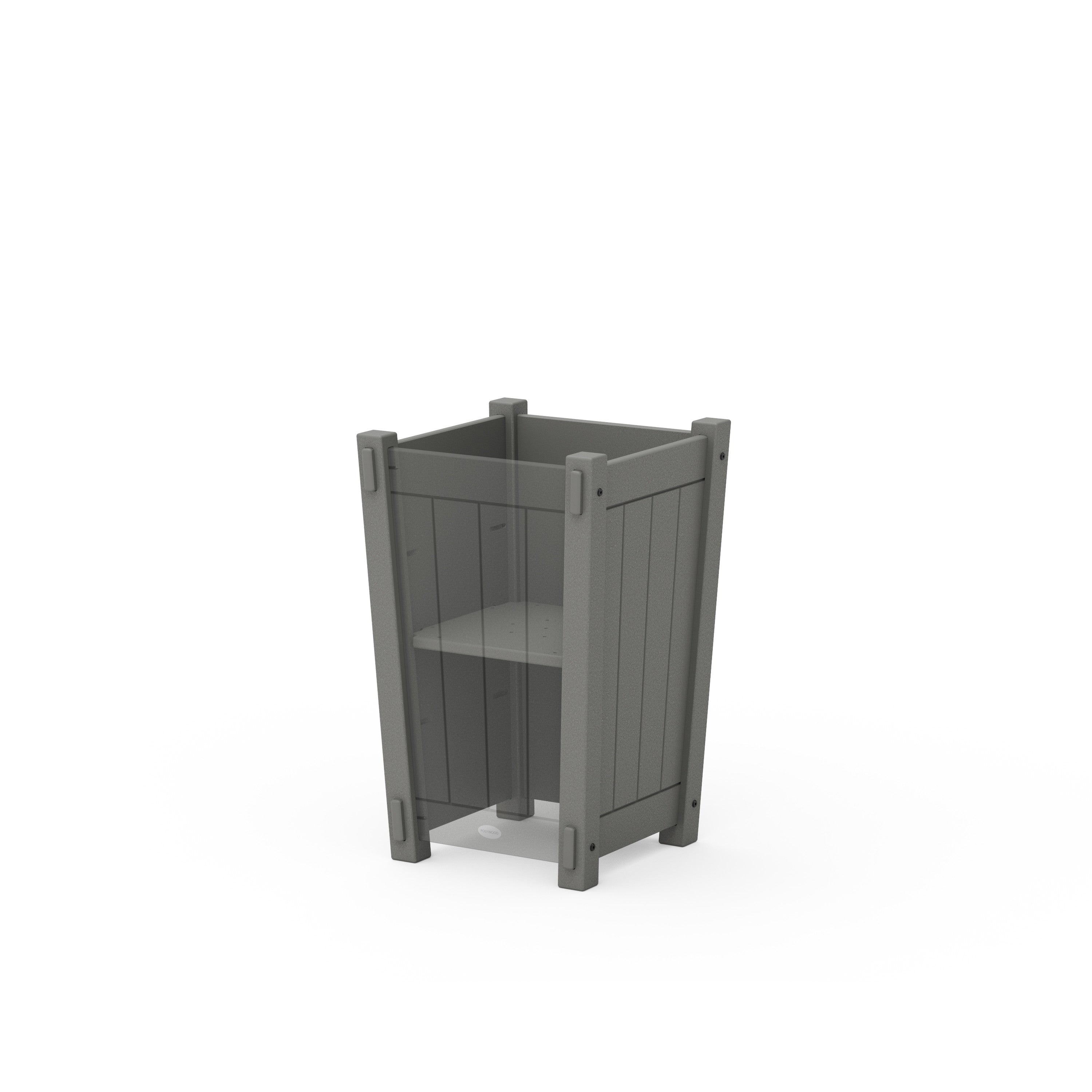 POLYWOOD® Vineyard Tapered Square Short Planter Box