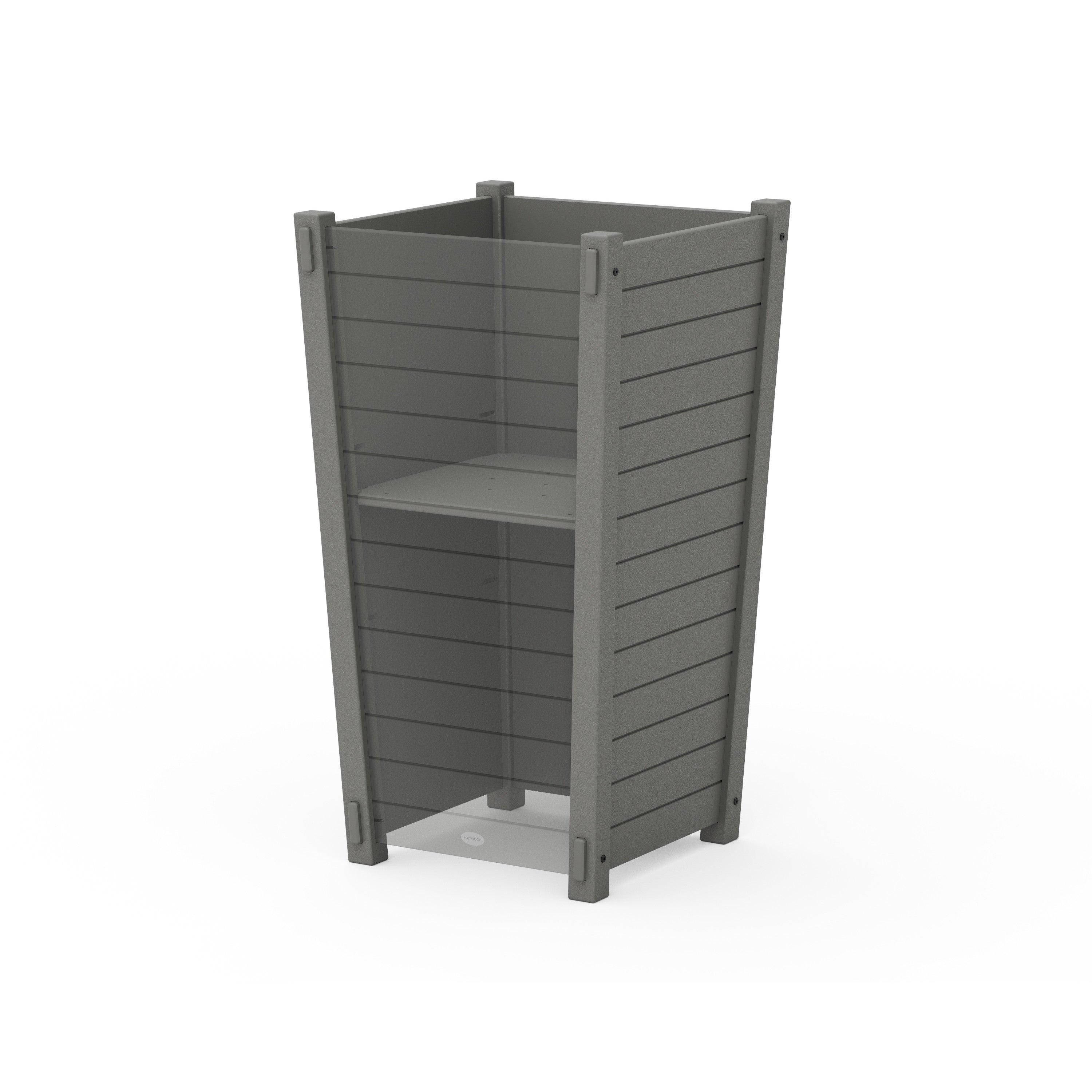 POLYWOOD® Nautical Large Tapered Square Tall Planter Box