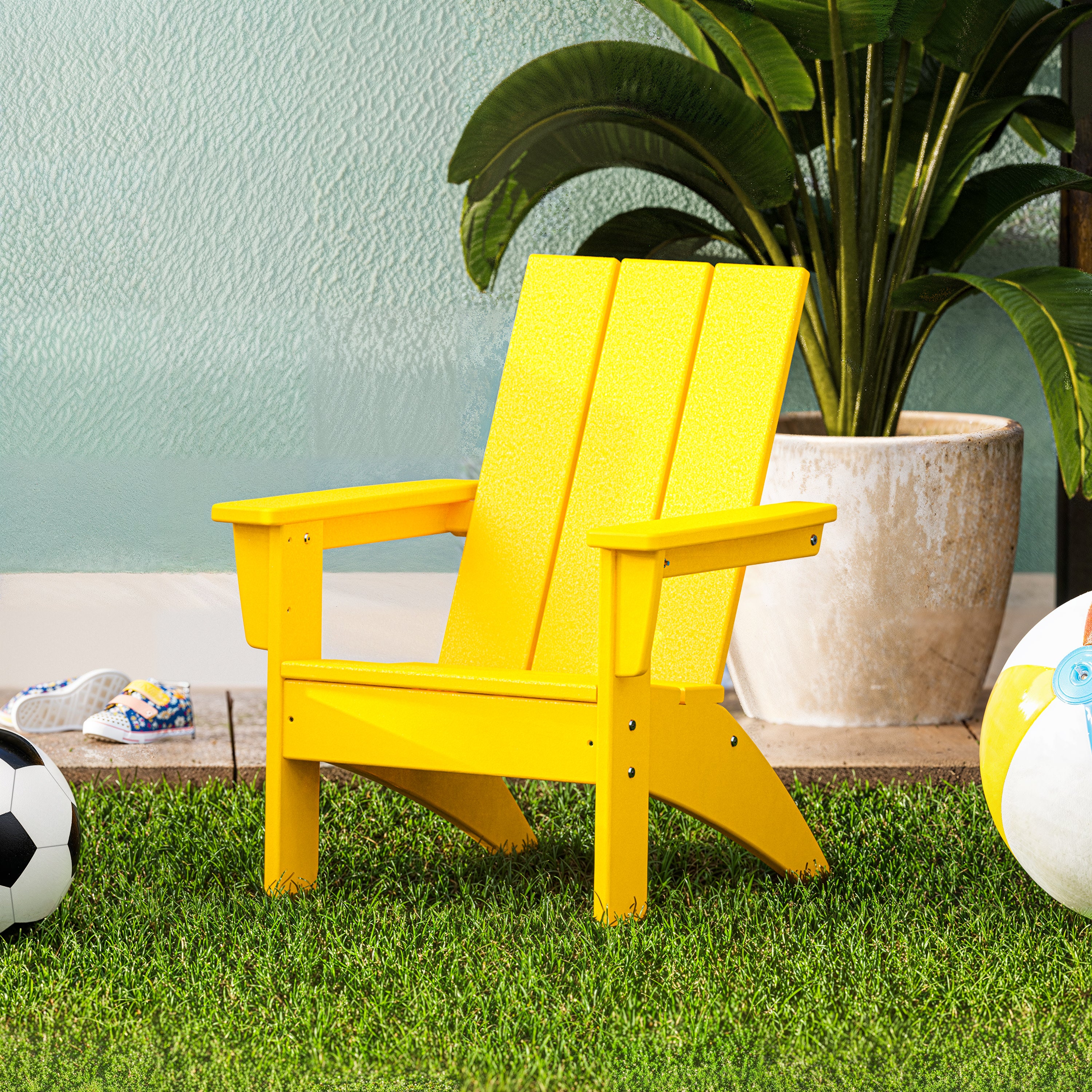POLYWOOD® Kids Modern Adirondack Chair