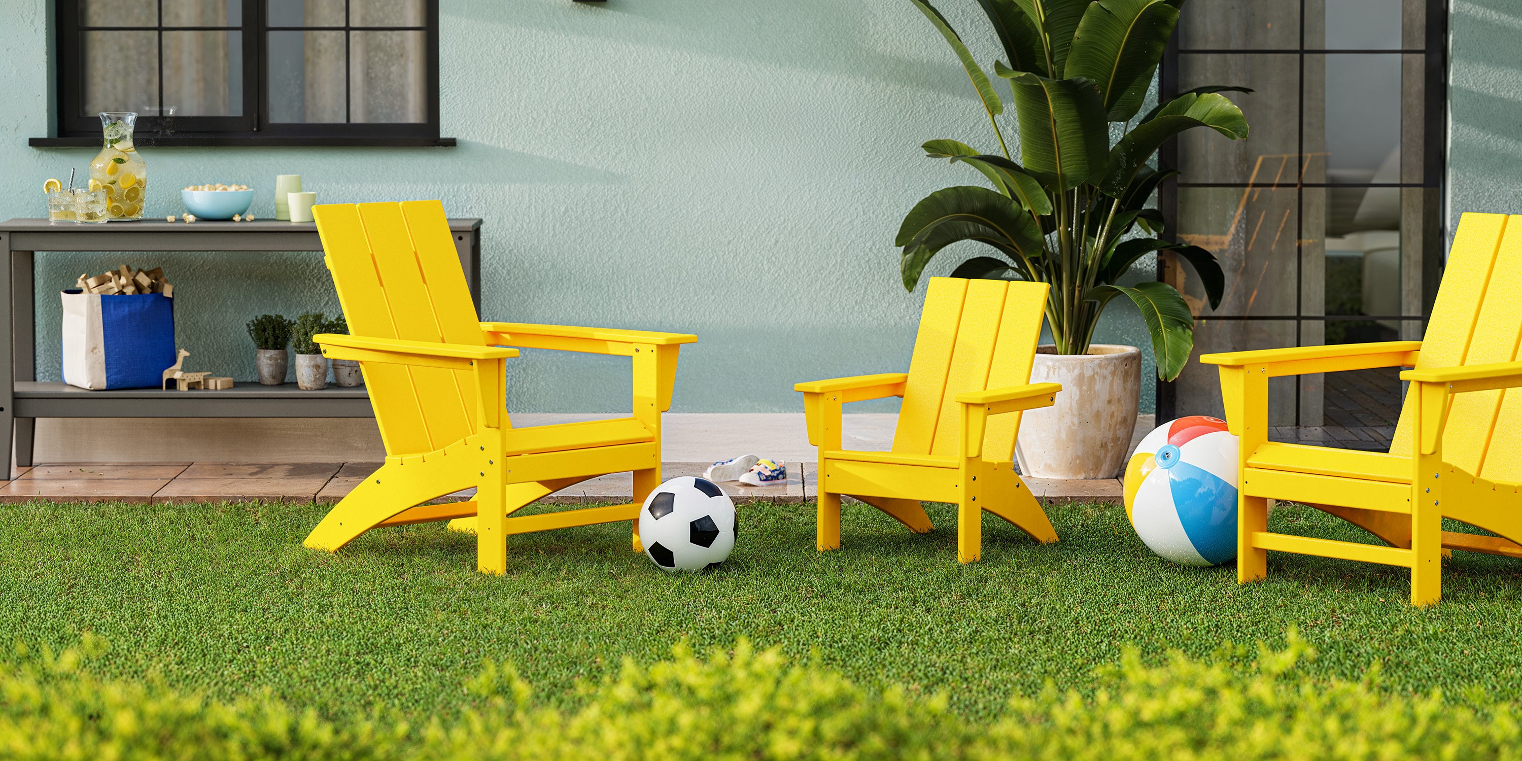 POLYWOOD® Kids Modern Adirondack Chair