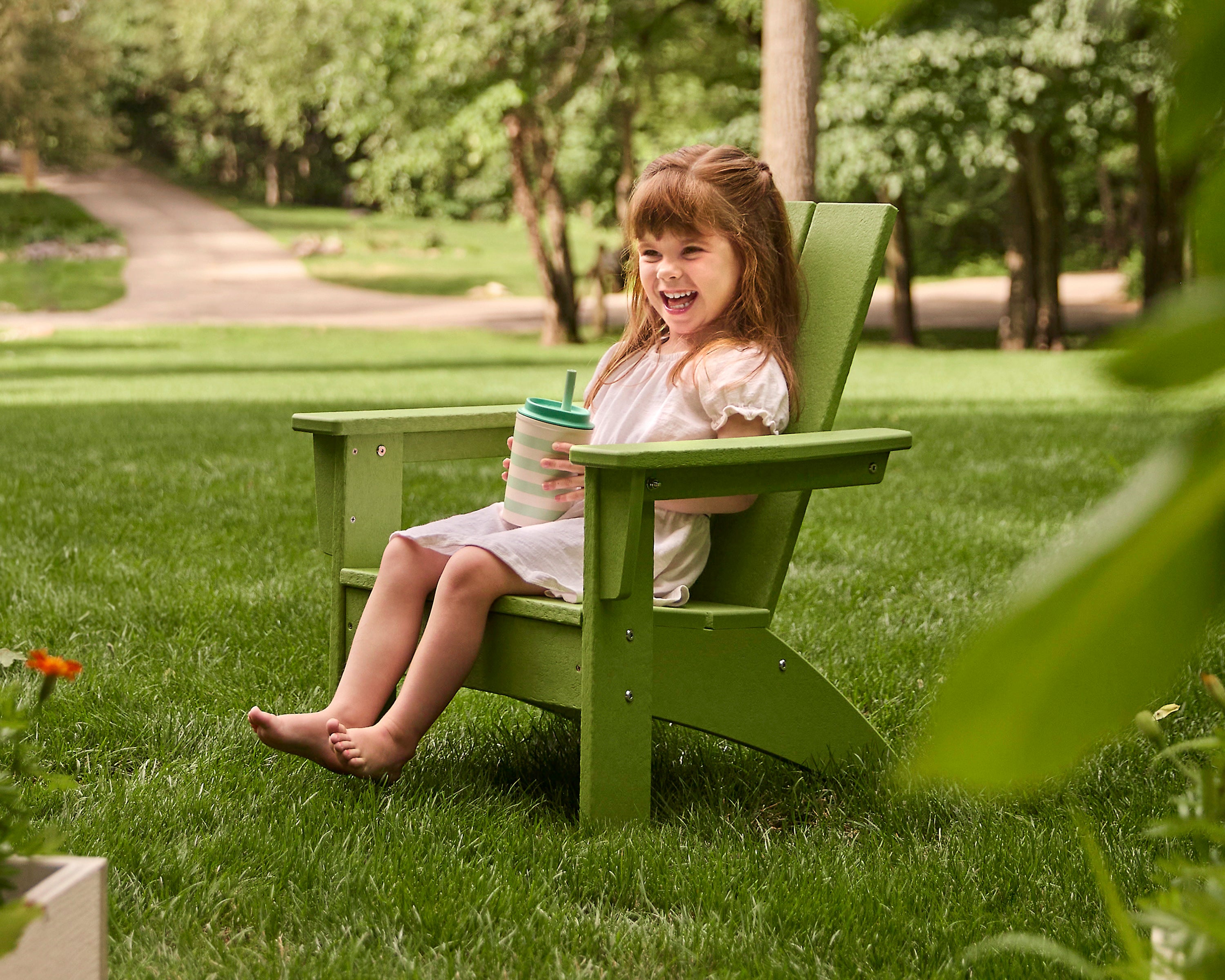 POLYWOOD® Kids Modern Adirondack Chair