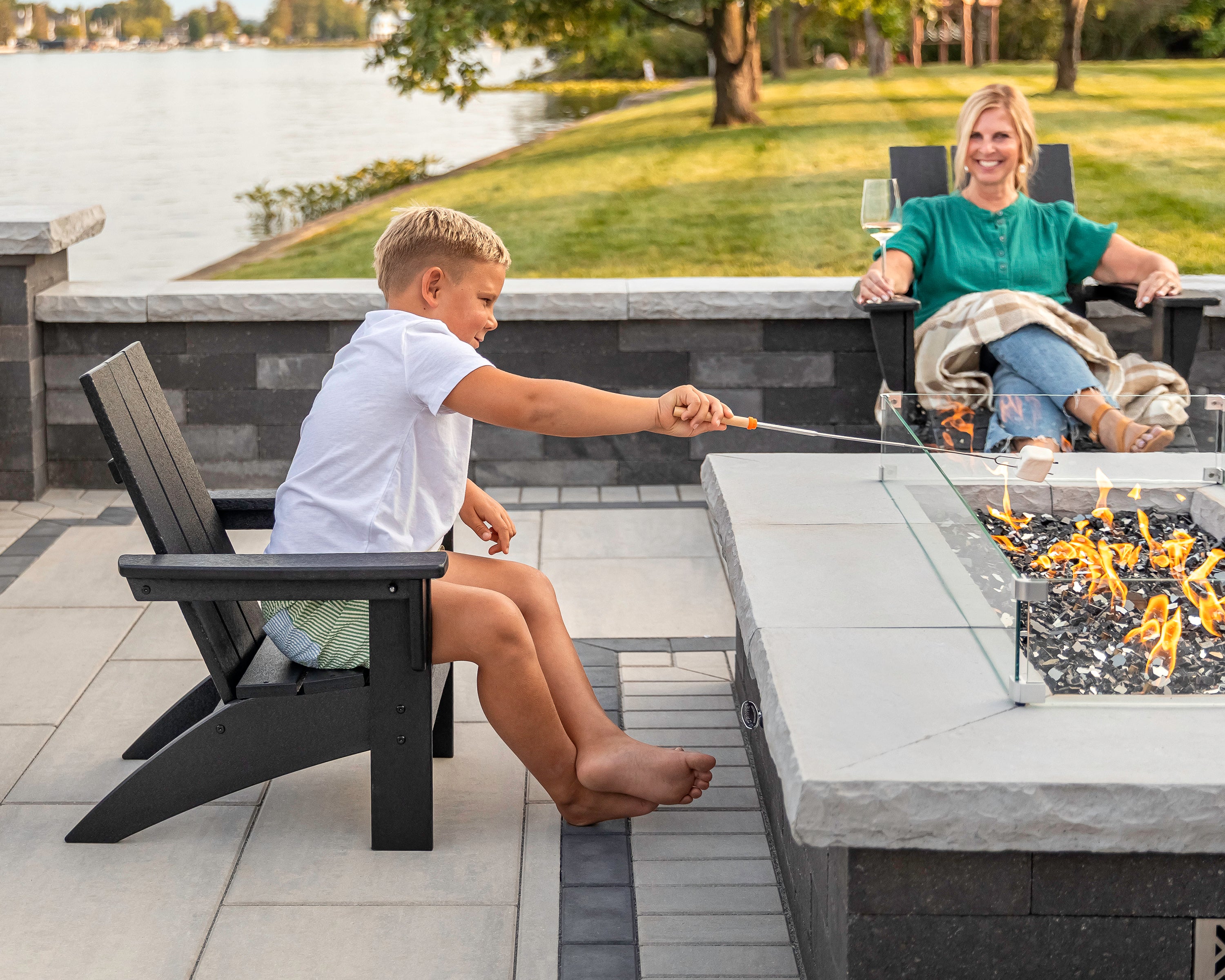 POLYWOOD® Kids Modern Adirondack Chair
