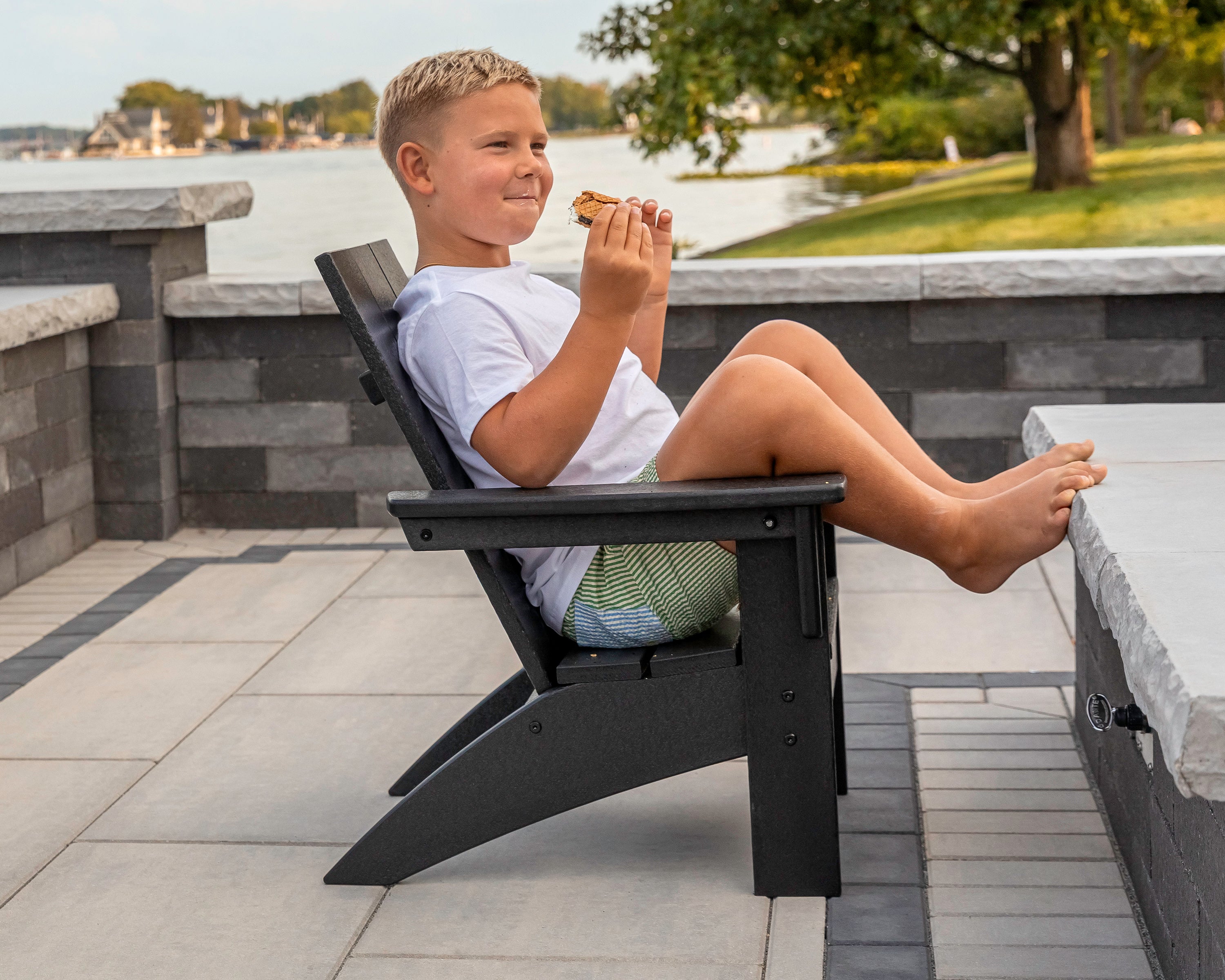 POLYWOOD® Kids Modern Adirondack Chair