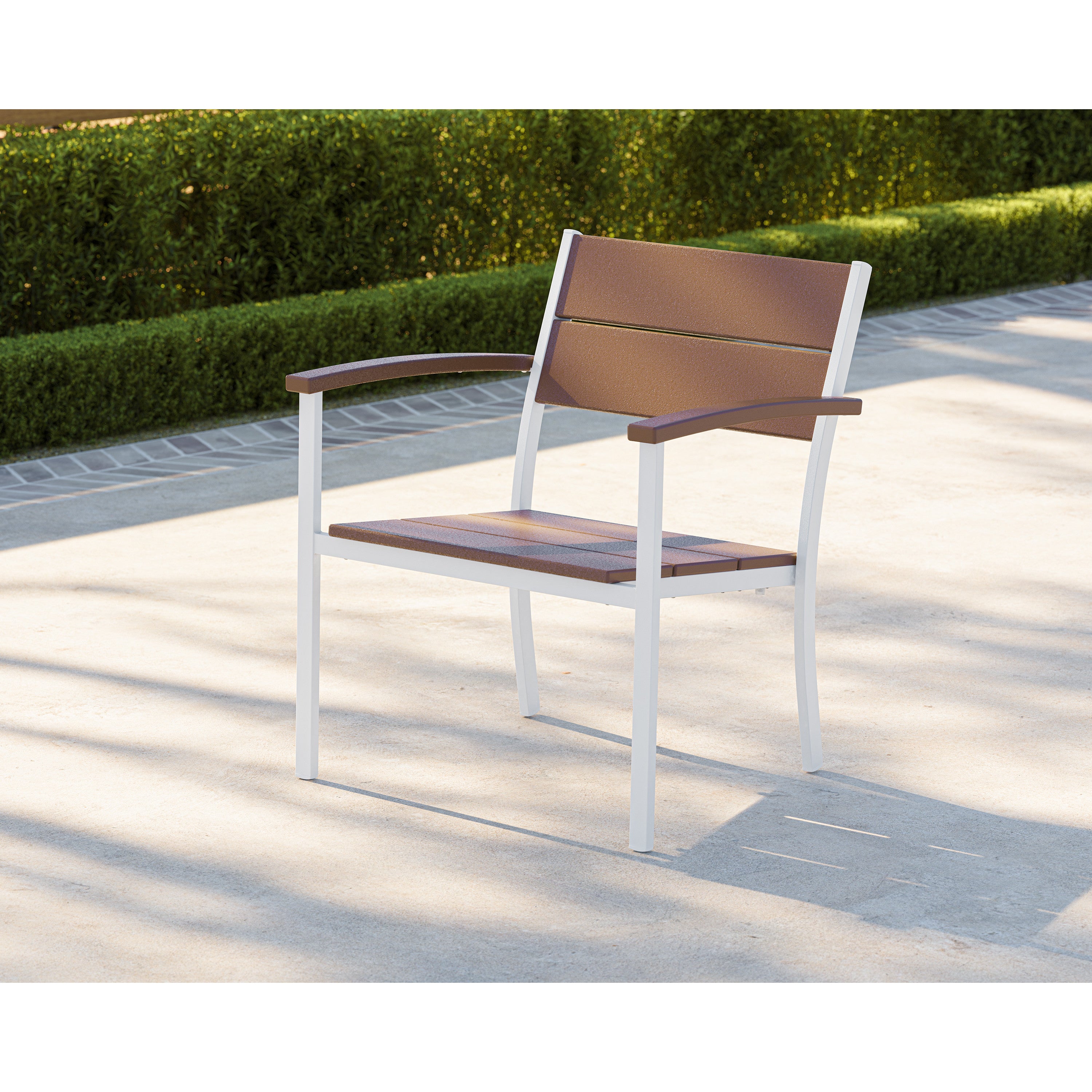 POLYWOOD® Main Street Stacking Lounge Arm Chair