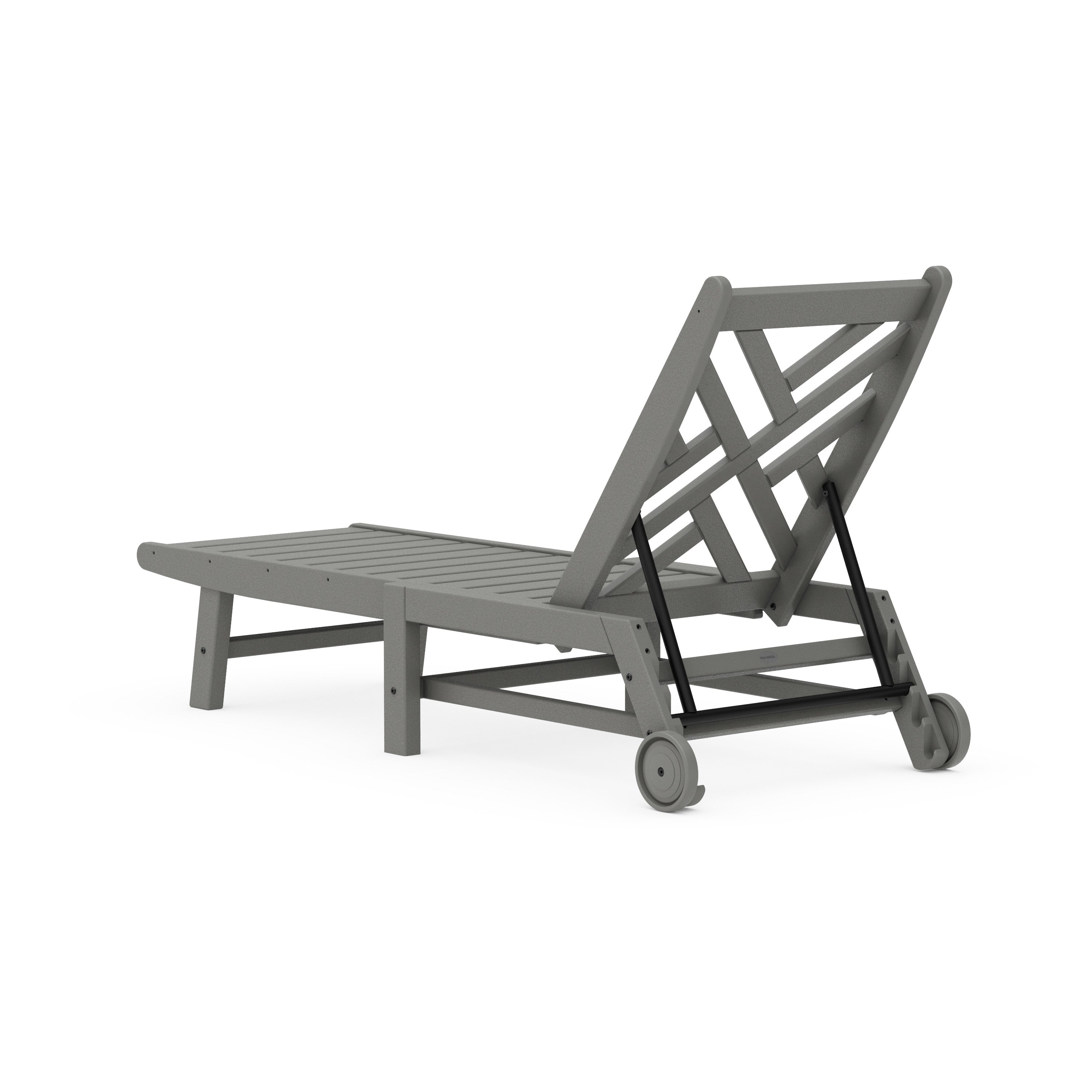POLYWOOD® Chippendale Chaise with Wheels